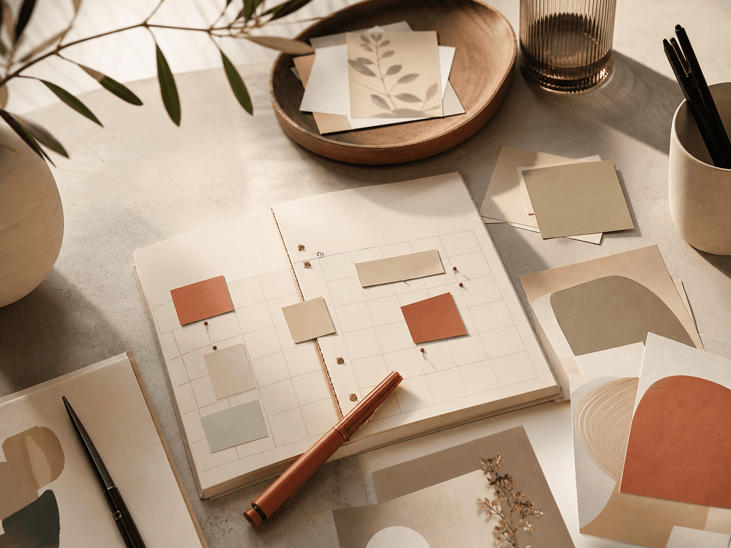 Visual editoriale per strategia social media e pianificazione contenuti